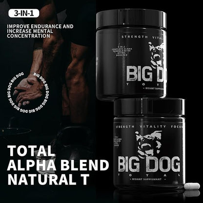 BIG DOG TOTAL MALE PILLS  - ADVANCED HEALTH SUPPORT FORMULA FOR MEN