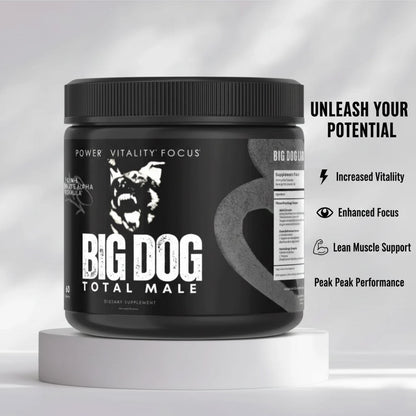 BIG DOG TOTAL MALE PILLS  - ADVANCED HEALTH SUPPORT FORMULA FOR MEN